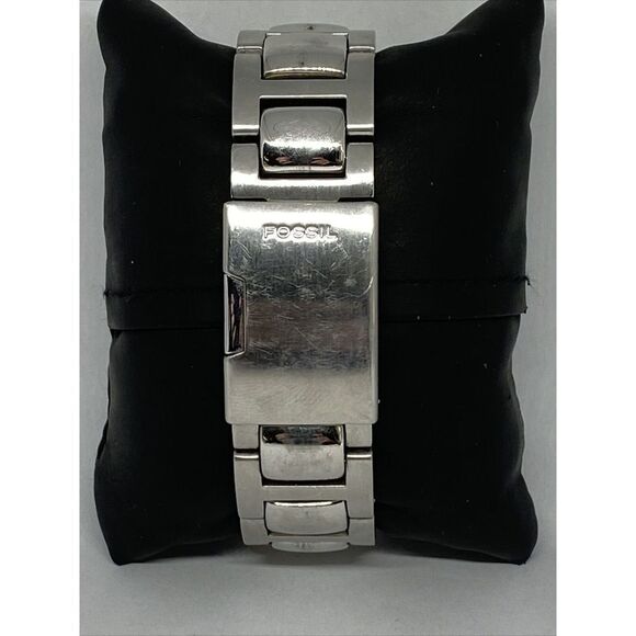 Fossil FS4043 Men Silver Stainless Steel Analog Dial Quartz Genuine Watch OP762 - Picture 6 of 12